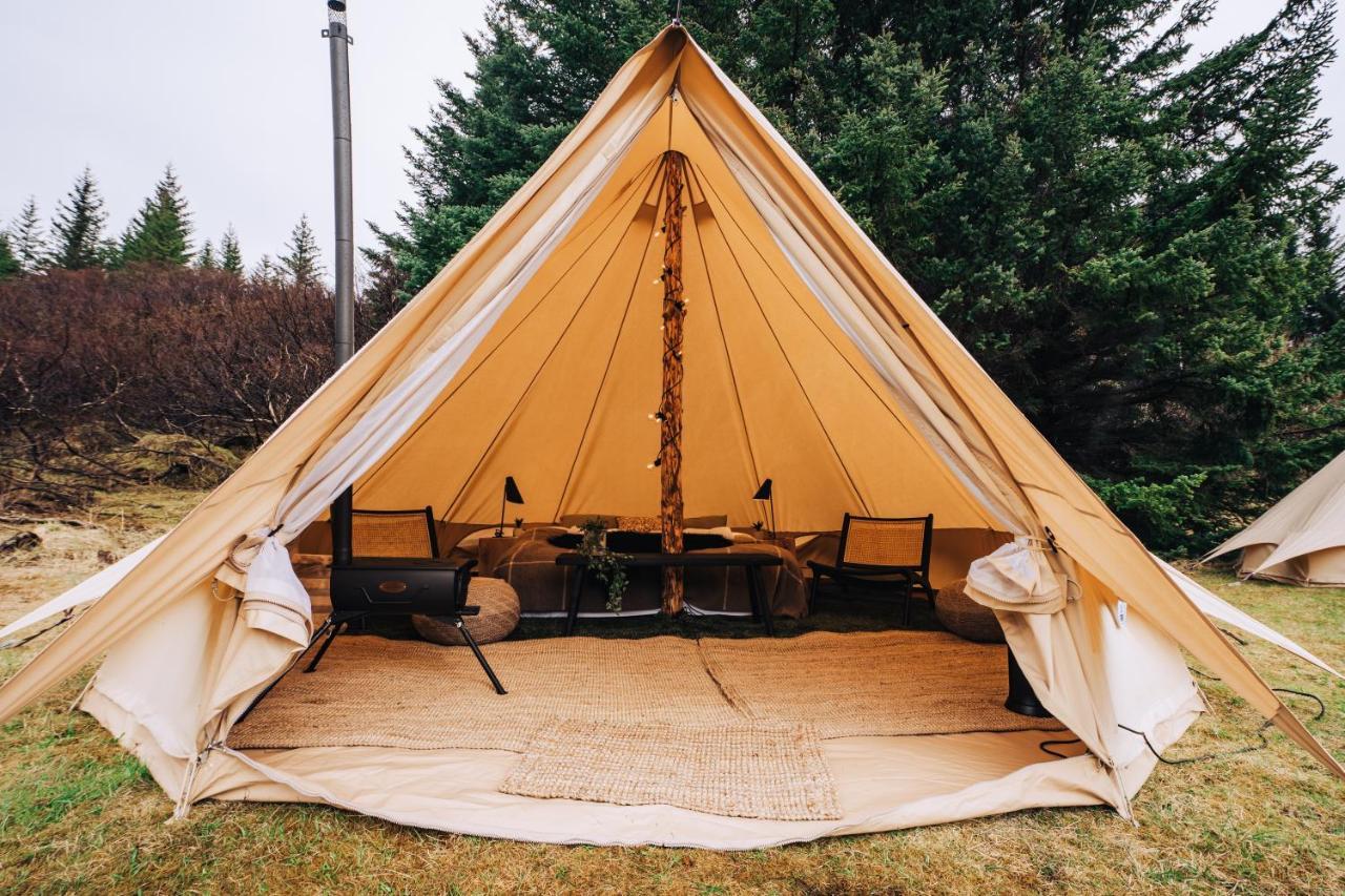 ホテル Golden Circle Tents - Glamping Experience セルフォス エクステリア 写真